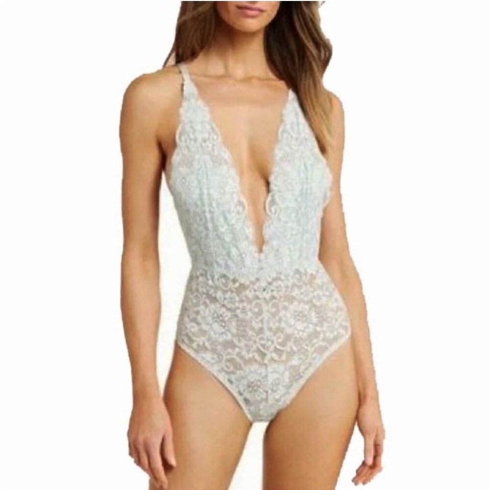 #176 NWT Free People Blue Chemise Intimates & Sleepwear